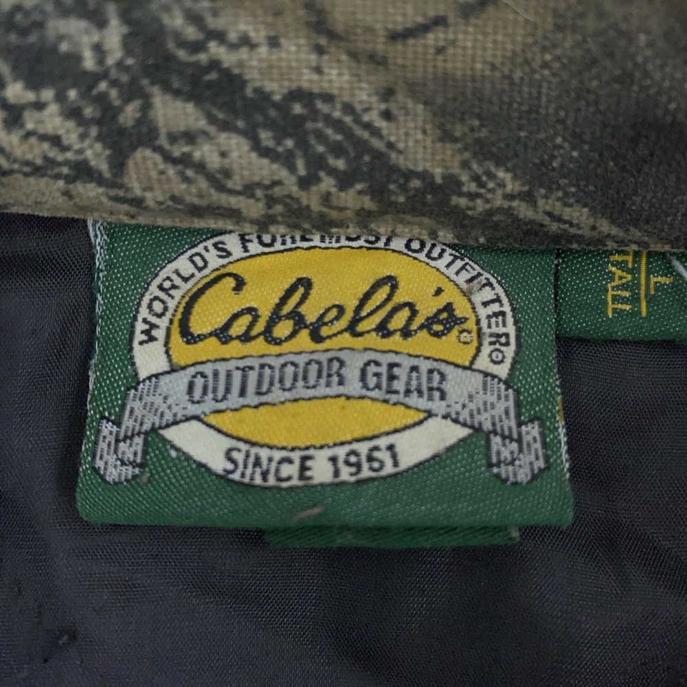 Cabela's Outdoor Gear Jacket Mens Large Tall Camouflage Hunting Quilted USA Made - Picture 7 of 8